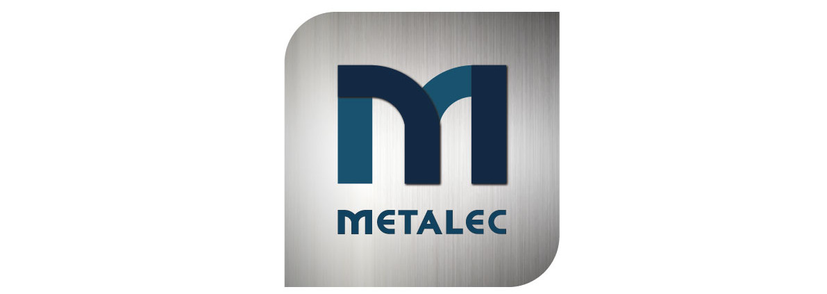 LOGO-METALEC METALEC SAS - Lyon FRANCE création de logo graphisme design thomas voge